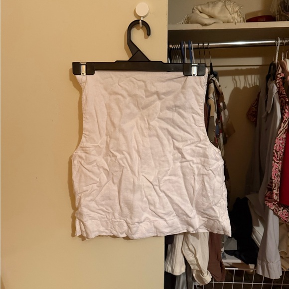 A&F Linen Square Neck Top - Picture 3 of 4